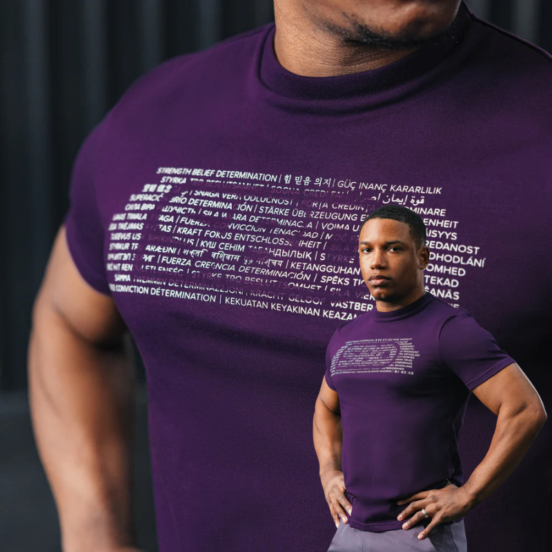 SBD Aspire Range Brand T Shirt - Mens/Medium - Royal Purple